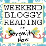 Weekend Bloggy Reading