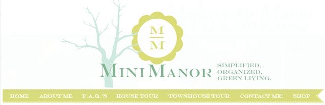 Blog Spotlight {Mini Manor Blog}