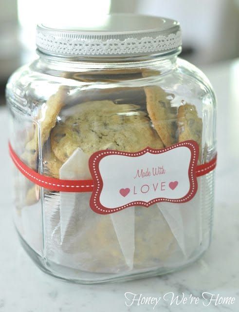 Homemade Cookies in a Gift Jar