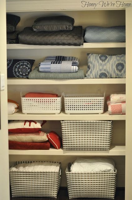 Step by Step Plan for an Organized Home: Linen Closet — Gathered