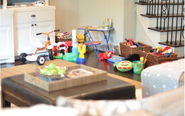 Our Living Room & Toy Organization