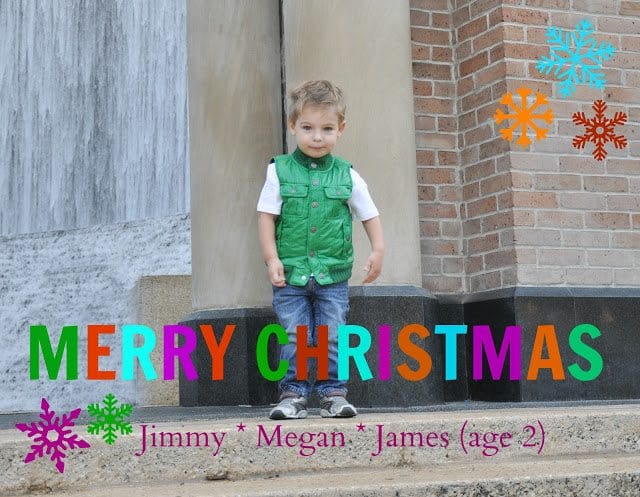 Make Your Own Christmas Photo Card with PicMonkey
