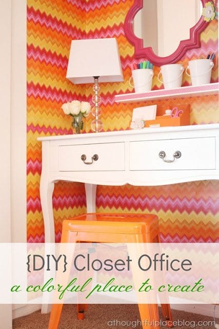 DIY Closet Office & New Pinterest Board
