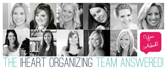 Organizing & Cleaning Tips from the I Heart Organizing Team