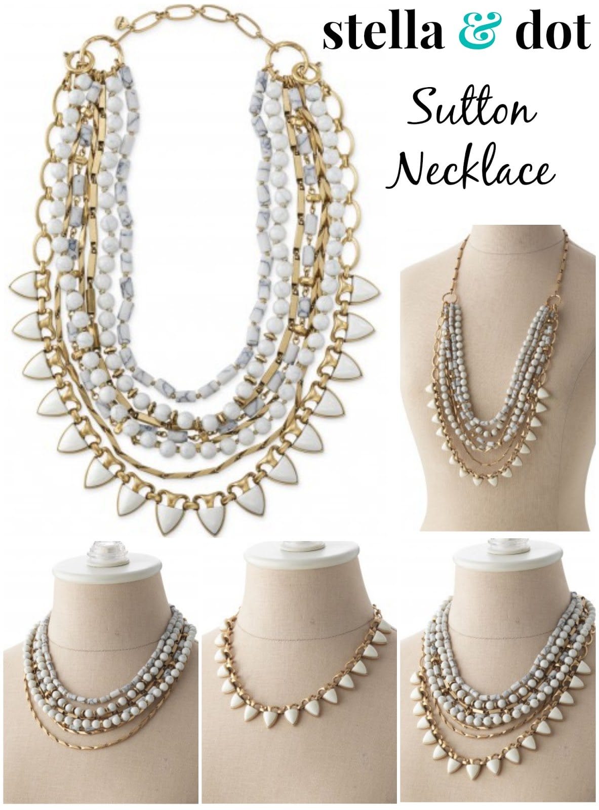 Amelia necklace stella hot sale and dot