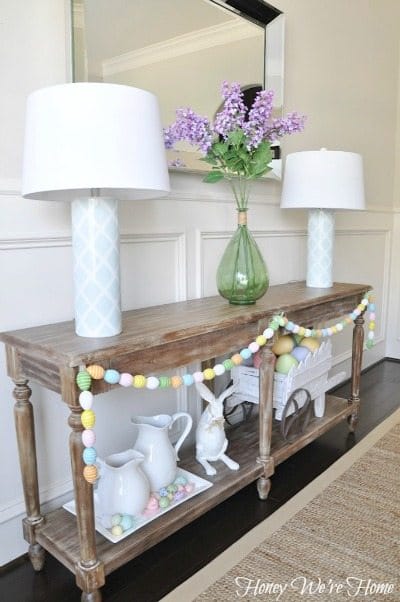Easter & Spring Decor in the Dining Room
