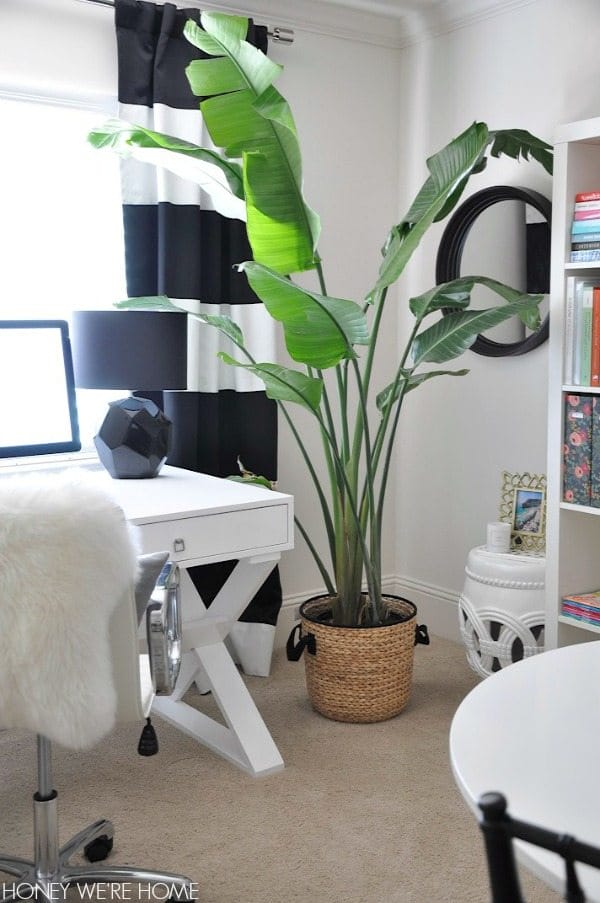 Black and White Home Office