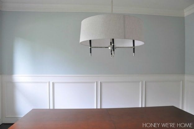 New Dining Room Paint- Sherwin Williams Comfort Grey