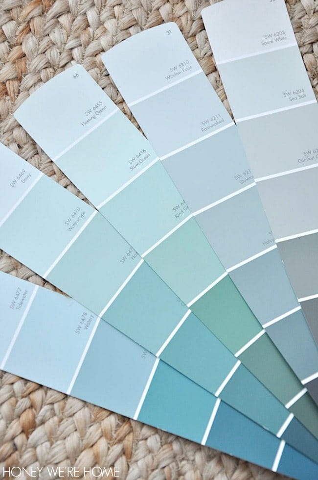 Choosing Paint for the Dining Room – Sherwin Williams Sea Salt ??
