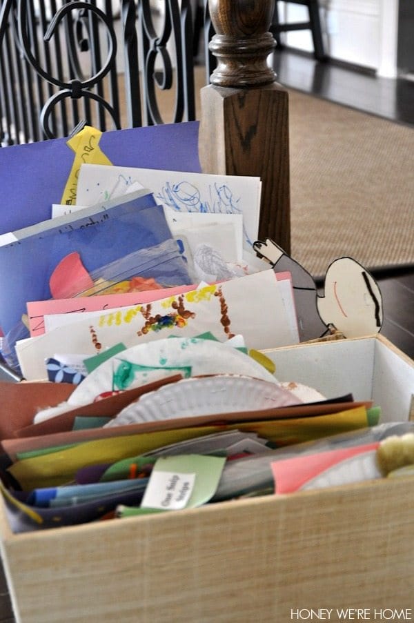 Organizing Schoolwork at Home - How to Organize Your Childrens' Art
