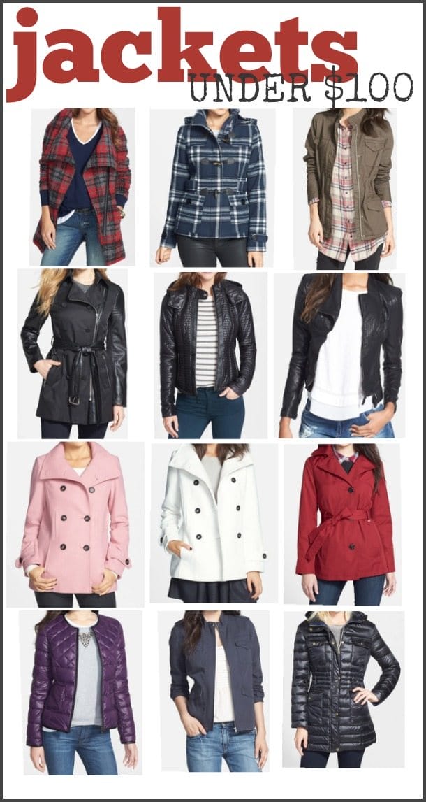 Wardrobe Wednesday // Jackets & Coats Under $100