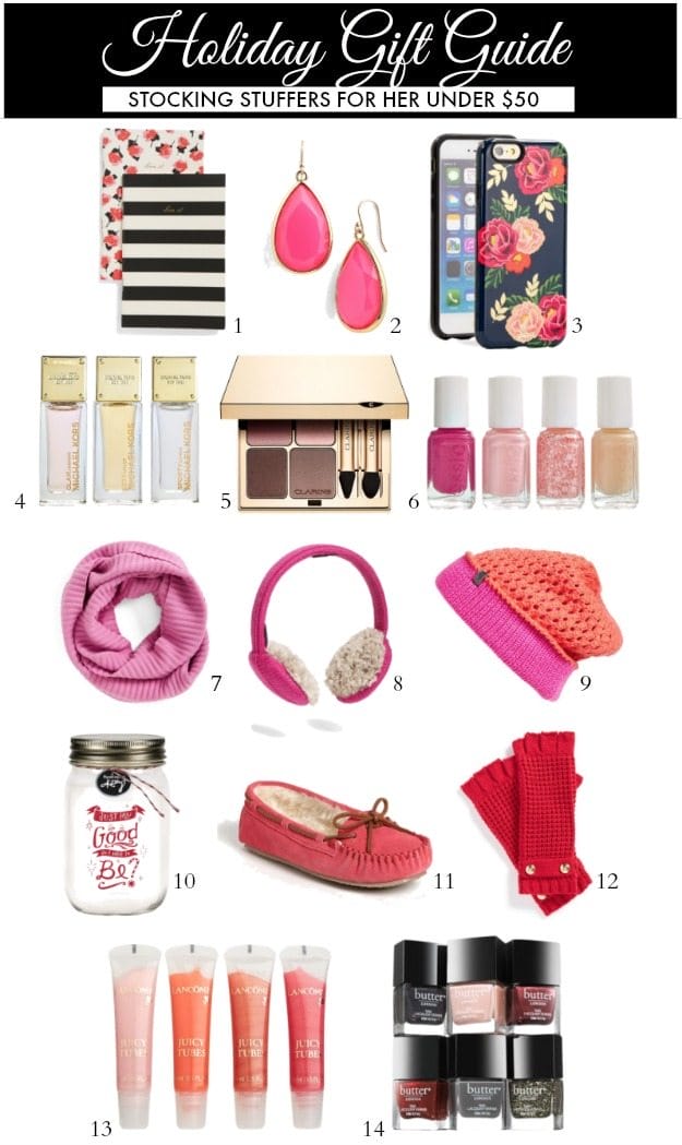 Holiday Gift Guide | Stocking Stuffers for Her Under $50
