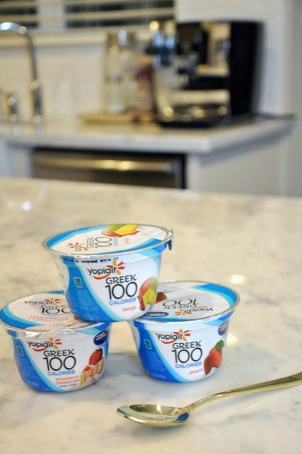 Healthy Afternoon Snack -Yoplait Greek 100 Yogurt