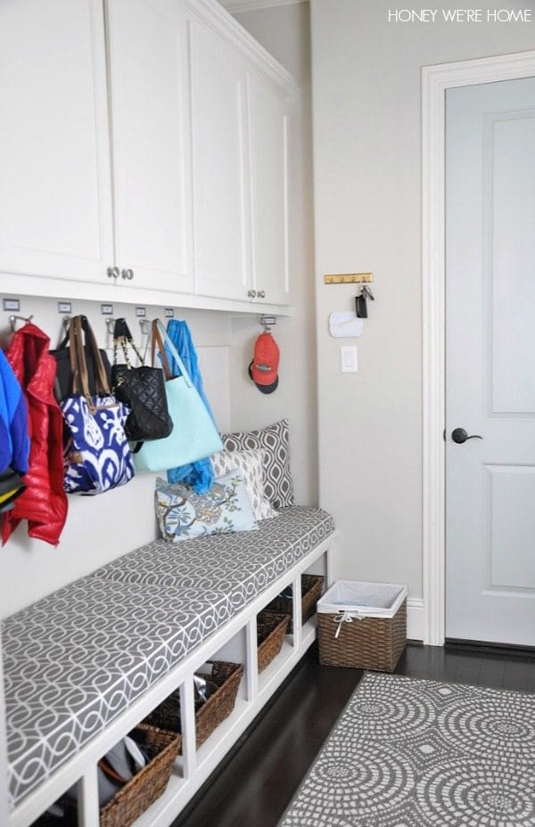 Mudroom Cabinets & Cleaning Supplies