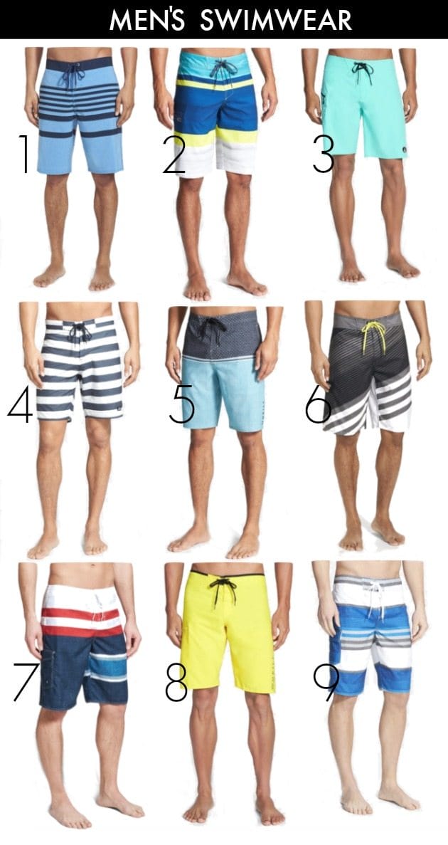 Wardrobe Wednesday | Men’s Swimwear