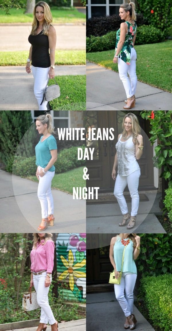 Wardrobe Wednesday | White Jeans Day & Night