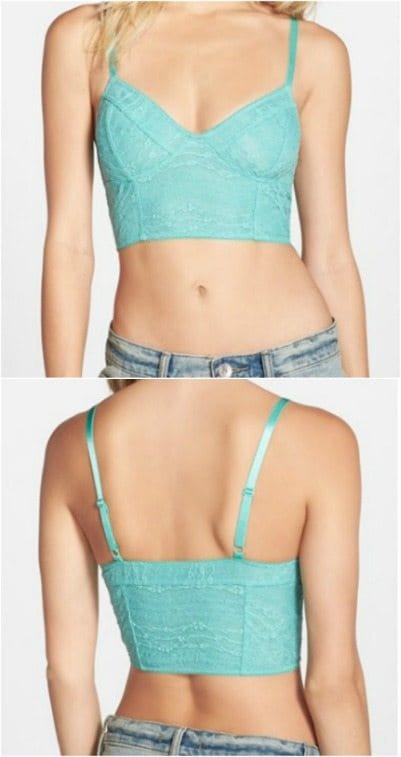 colorful lace bras for summer outfits 