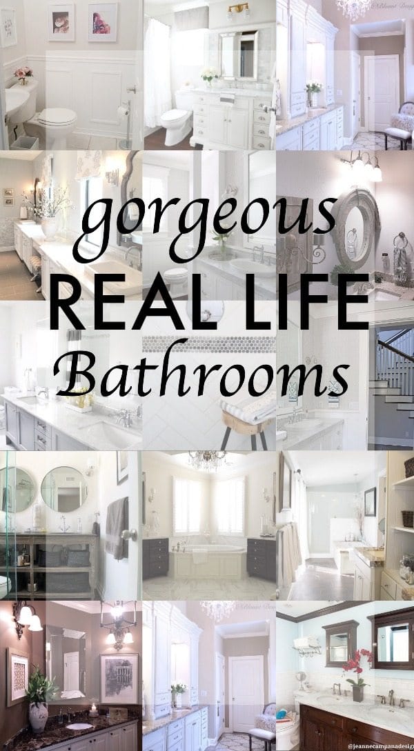 Gorgeous Real Life Bathrooms | Honey We're Home