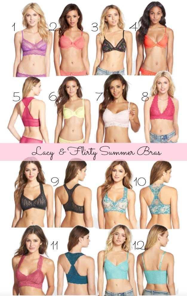 Flirty Lace Bras for Your Summer Outfits • Honey We're Home