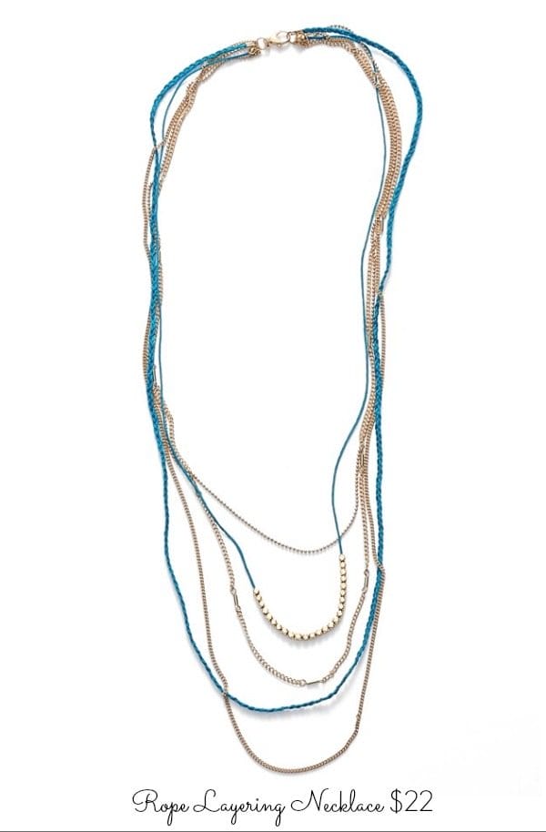 Rope Layering Necklace $22