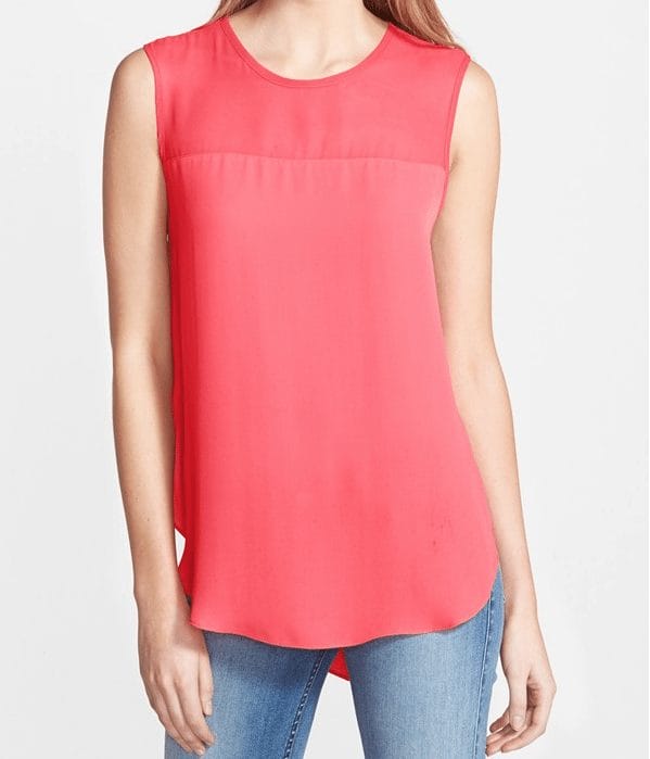Spring - Summer style - Vince Camuto Sleeveless Blouse