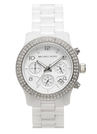 Weekend Steals & Deals | white chunky watch Michael Kors | Spring/Summer Fashion