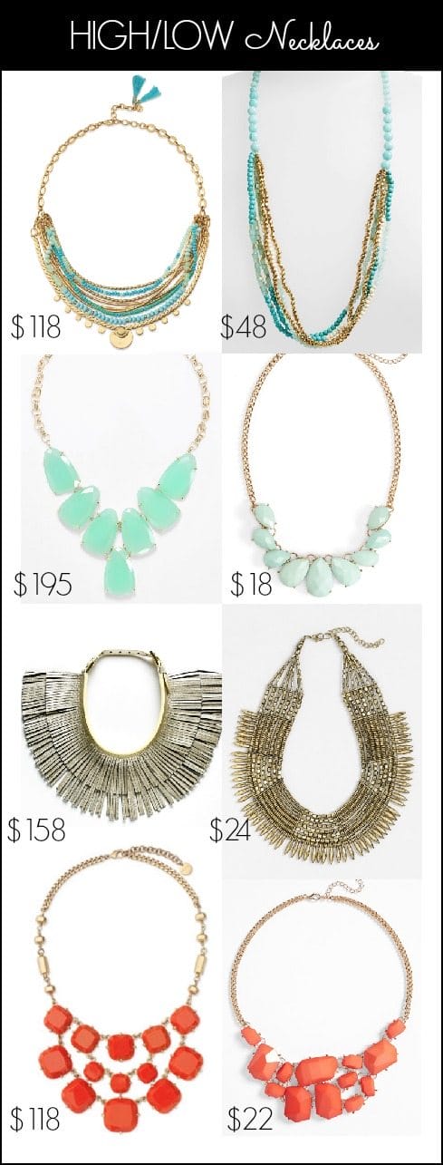 Summer Accessories - HIGH/LOW Necklaces