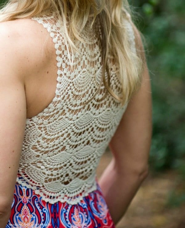 Summer Fashion | Crochet Back Maxi 