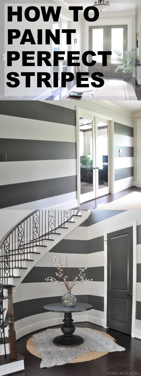 How to paint perfect stripes 