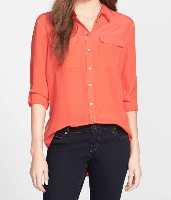 Two by Vince Camuto Silk Blouse