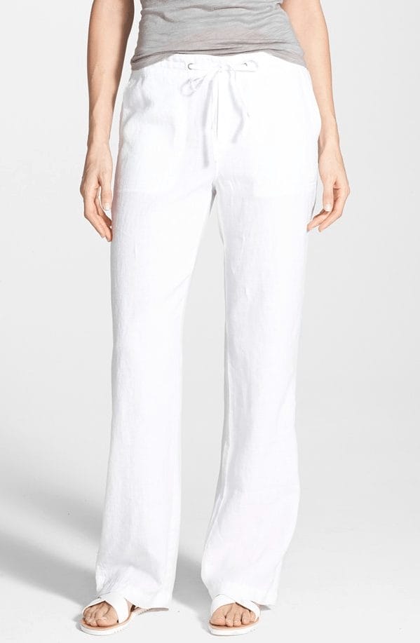 Summer Fashion - Caslon Drawstring Linen Pants