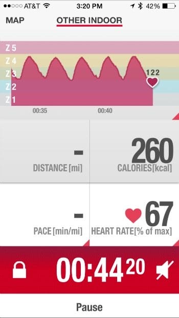 Sprints on Heart Rate Monitor