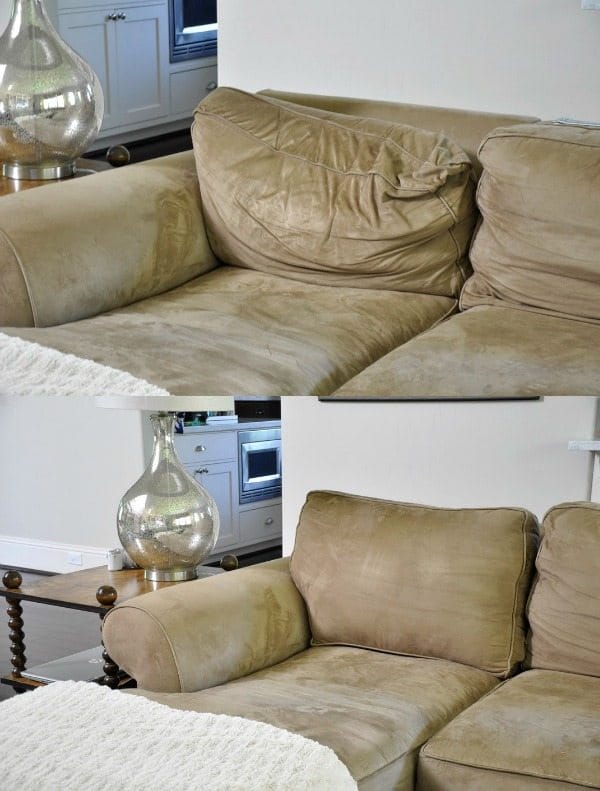 Add stuffing to your couch cushions to make it look new again!