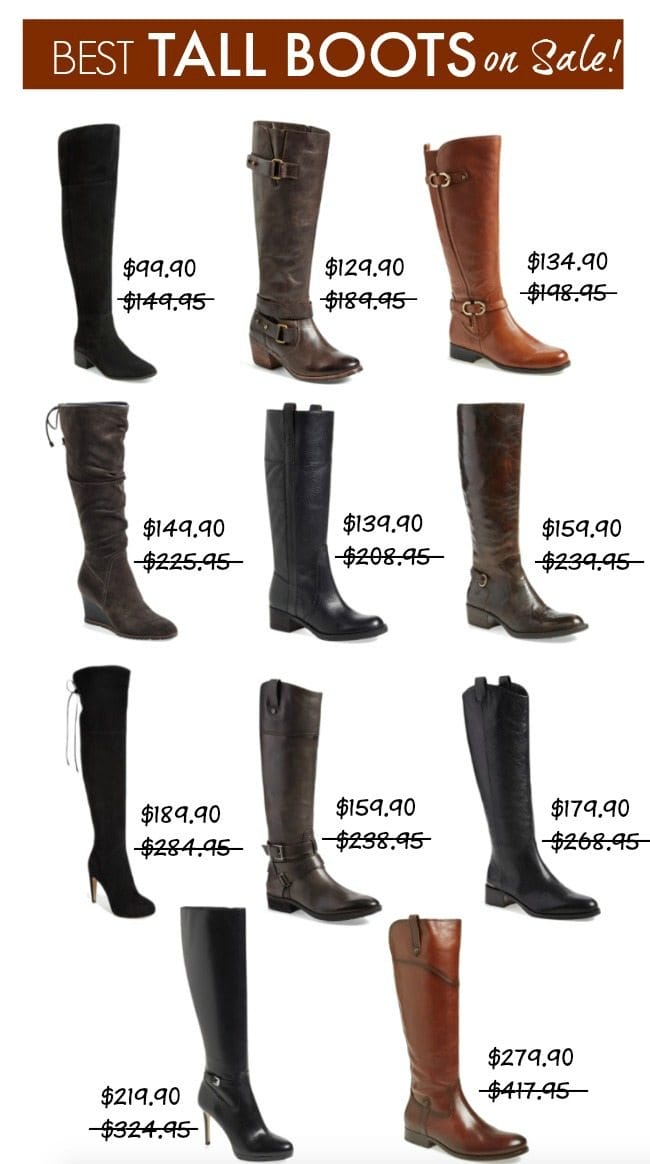 Fall Fashion - Best Tall Boots on Sale 