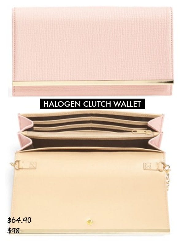 Halogen Clutch Wallet $64.90