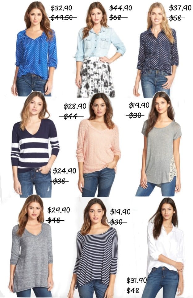 Fall Fashion - Sale tops under $45