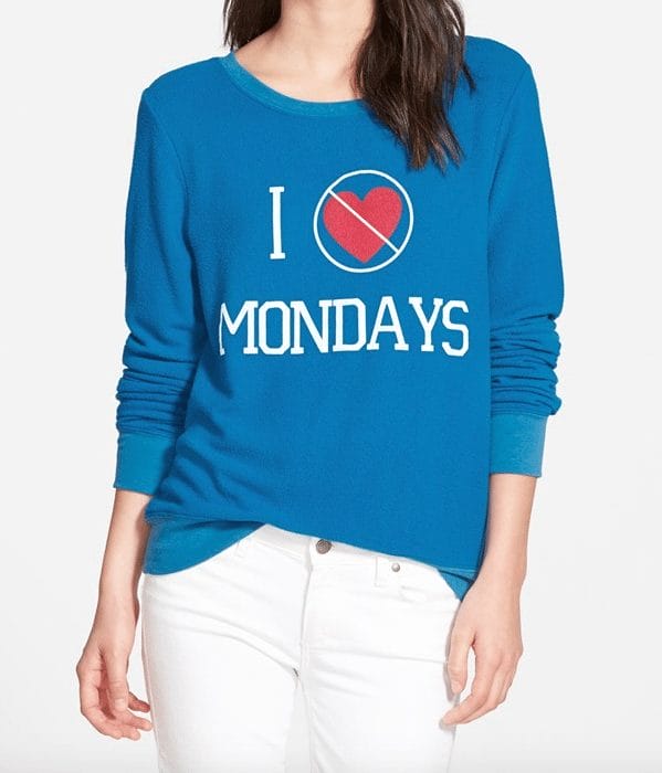 Fall fashion - no more Mondays! 