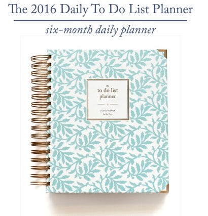 2016 ShePlans 2016 Daily To Do List Planner
