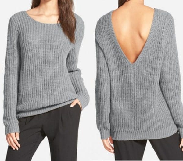 Fall fashion - Leith V-back sweater, Business in the front, party in the back! ;) 