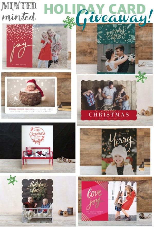 Minted Holiday cards - and a $125 giveaway 