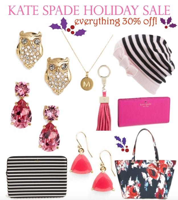Kate Spade Holiday Sale - Everything 30% off!