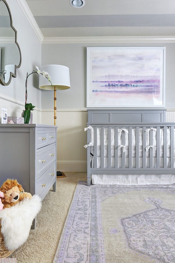 Baby Girl's Lavender Nursery | Honey We're Home
