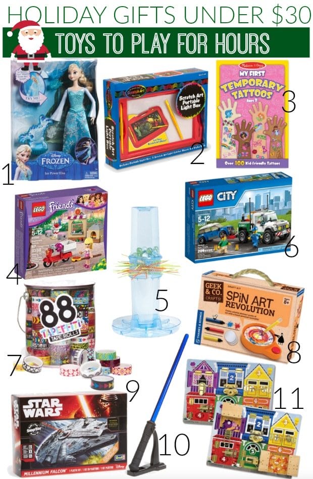 Holiday gifts under $30 that the kids will play with for hours 