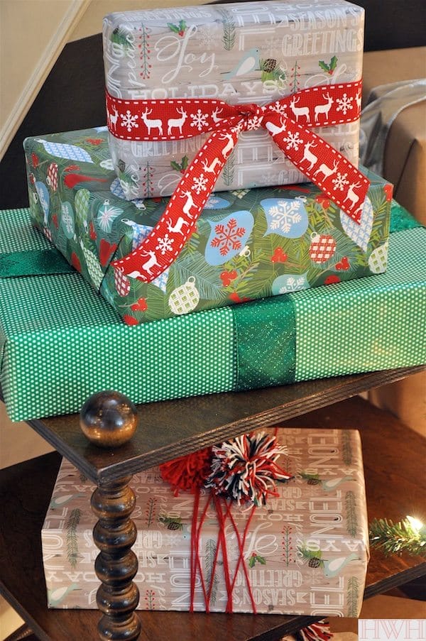 Festive Christmas gift wrap 