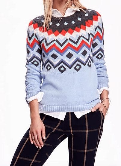 Winter fashion - Old Navy Fair Aisle Sweater 