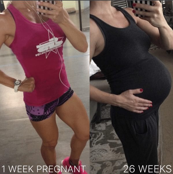 Staying healthy and fit during pregnancy - 26 weeks pregnant and continuing to workout with the doctor's approval