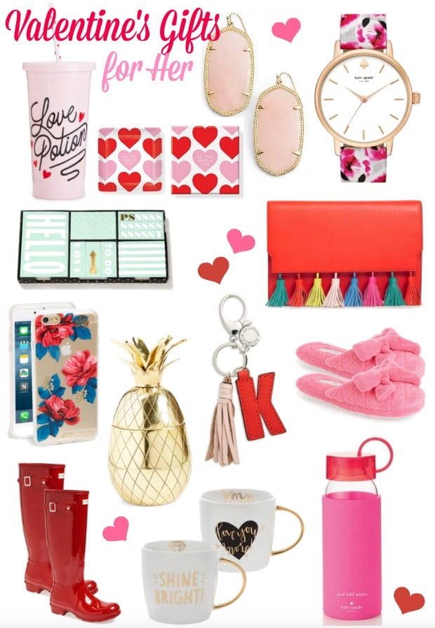 Girlie Valentine's Day Gifts for Her - I'll take one of each please! 