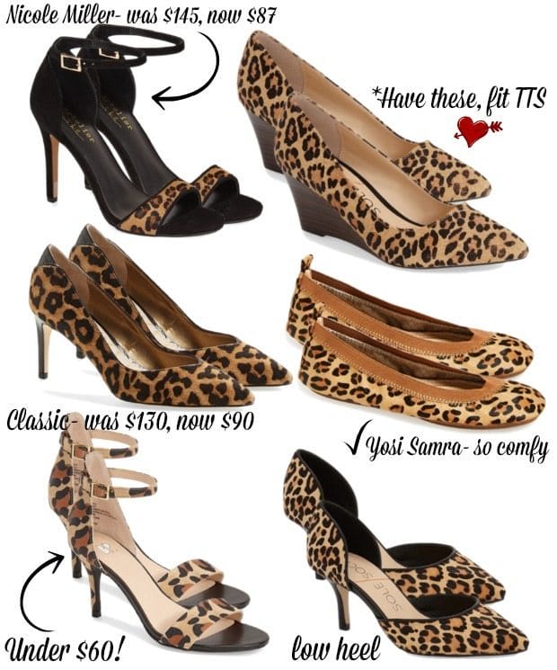 Leopard shoes - a little leopard goes a long way! 
