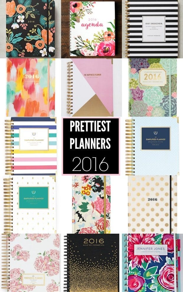 The Prettiest Planners of 2016 - I'm ready to get organized! 