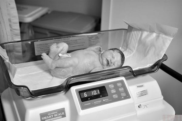 Baby birth story photos